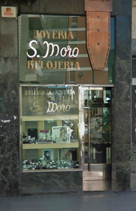 Joyería Santiago Moro Santutxu Bilbao - tienda y fachada principal